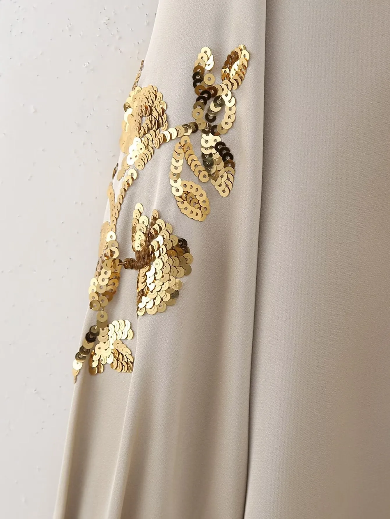 New Sequined Embroidered Loose-Fit Long Sleeve Shirt and Casual Pants Two-Piece Set S-240804-21