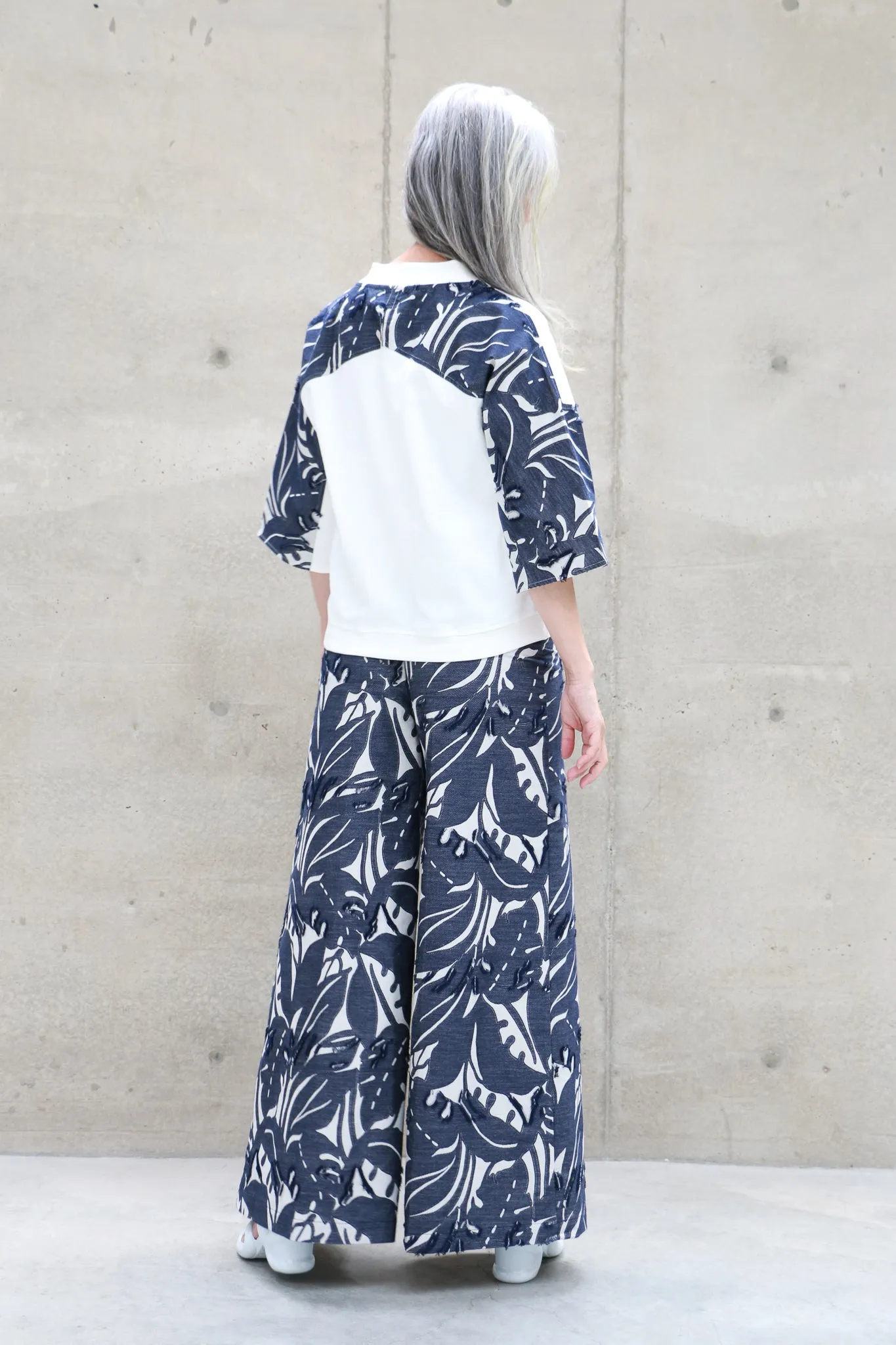 NY 77 Design Brocade Top