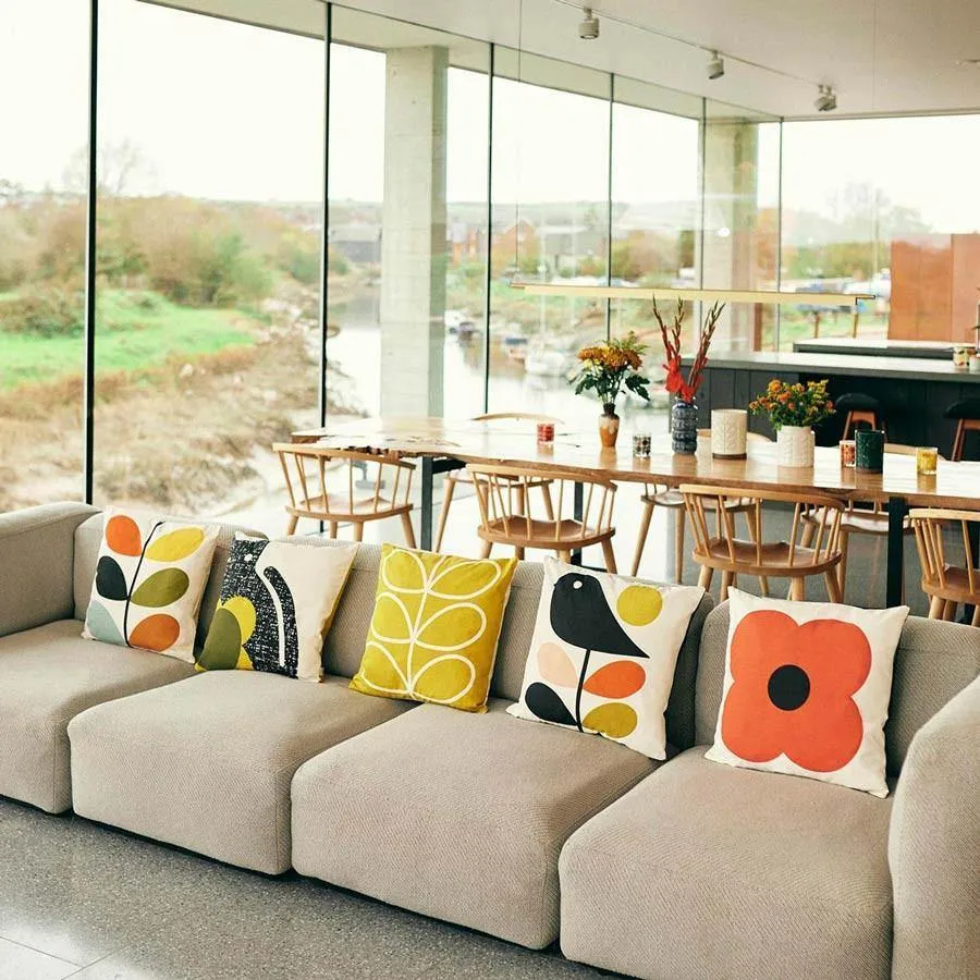 Orla Kiely Multi Stem Filled Cushion - Multi