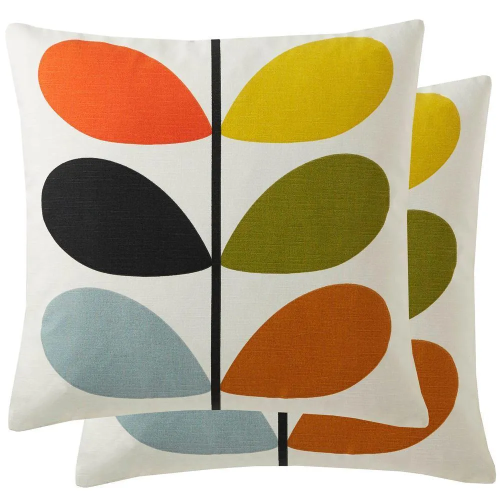 Orla Kiely Multi Stem Filled Cushion - Multi