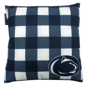 Penn State Plaid Outdoor Pillow