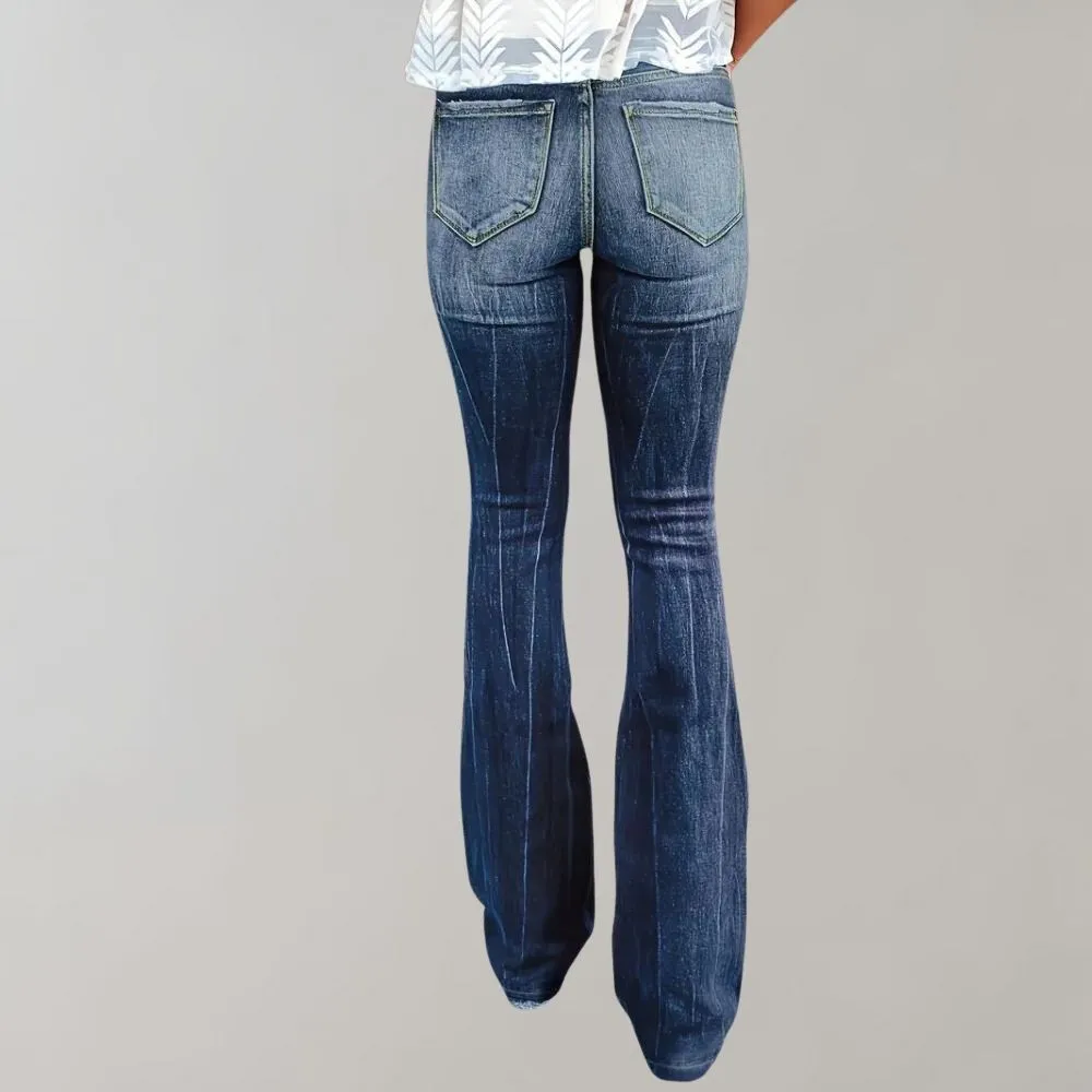 Pirkko - trendy flared trousers with style and comfort