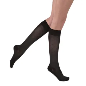 PR/1 JOBST ULTRASHEER WOMEN, KNEE HIGH, 20-30MMHG, LG, BLACK, CLOSED TOE