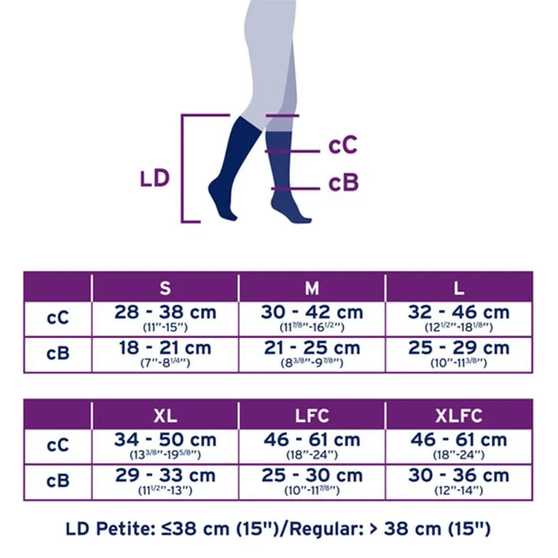 PR/1 JOBST ULTRASHEER WOMEN, KNEE HIGH, 20-30MMHG, SM, HONEY, OPEN TOE
