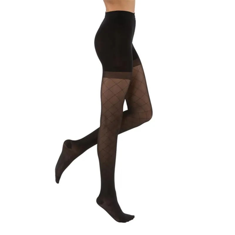PR/1 JOBST ULTRASHEER WOMEN, PANTYHOSE, 15-20MMHG, XL, BLACK, CLOSED TOE
