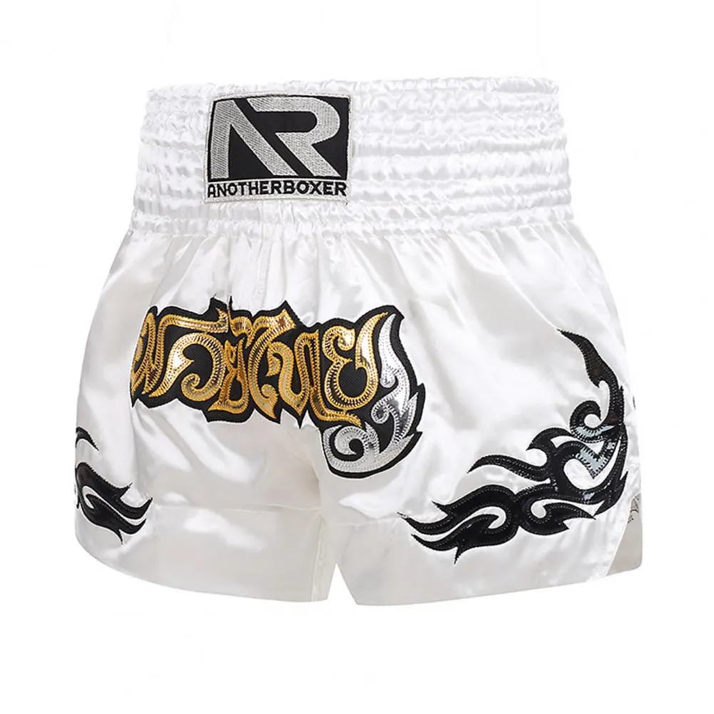 Premium Muay Thai Kickboxing Shorts – Unisex Martial Arts Training Pants, High Elasticity, Breathable with Cord Design for Men, Women, Boys & Girls