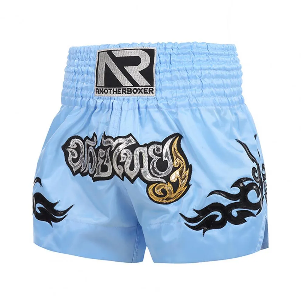 Premium Muay Thai Kickboxing Shorts – Unisex Martial Arts Training Pants, High Elasticity, Breathable with Cord Design for Men, Women, Boys & Girls