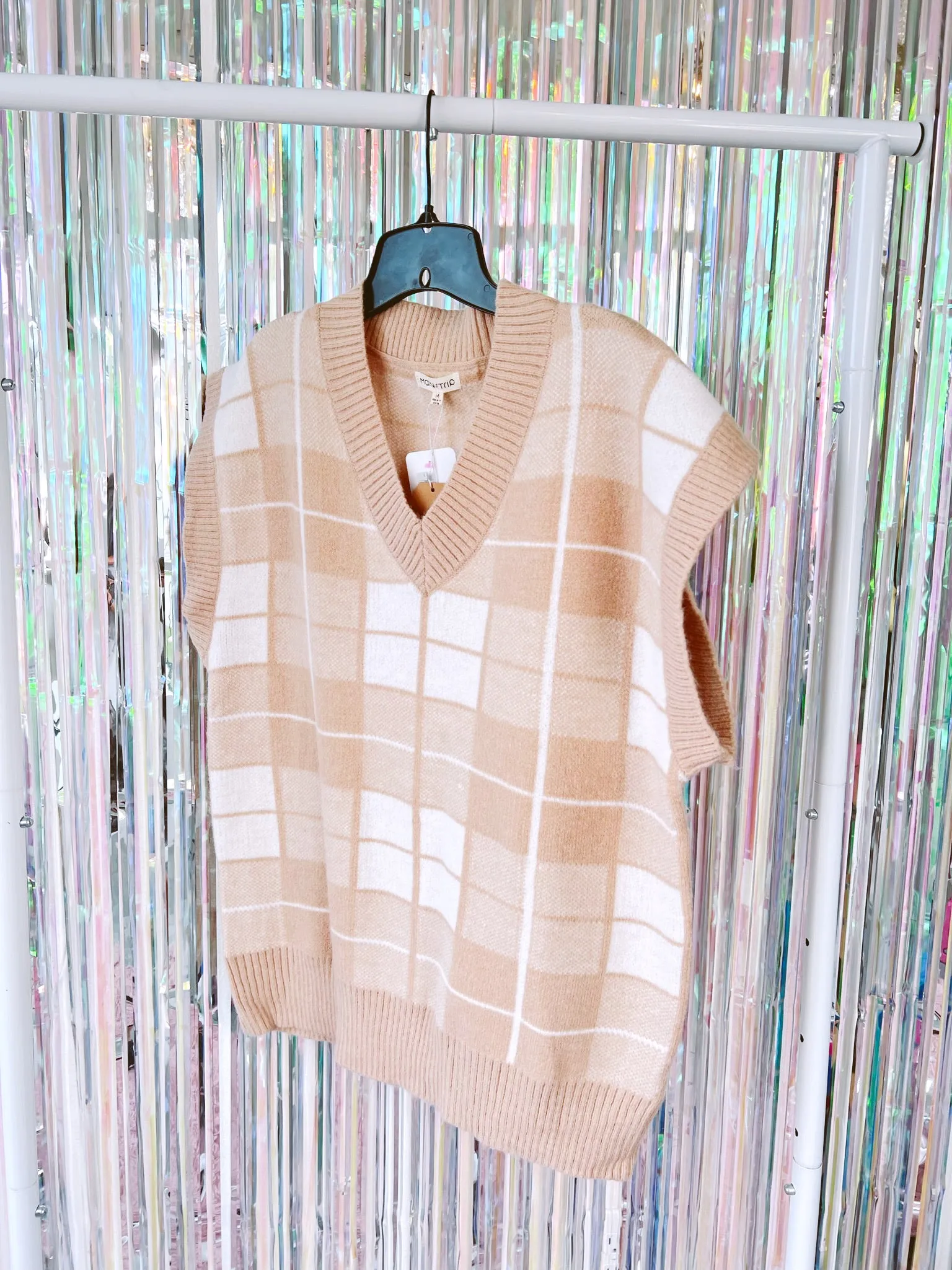 Preppy Plaid Sweater Vest