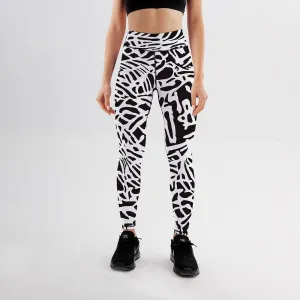 Printed Yoga Pants Breathable Sports High Waist Leggings
