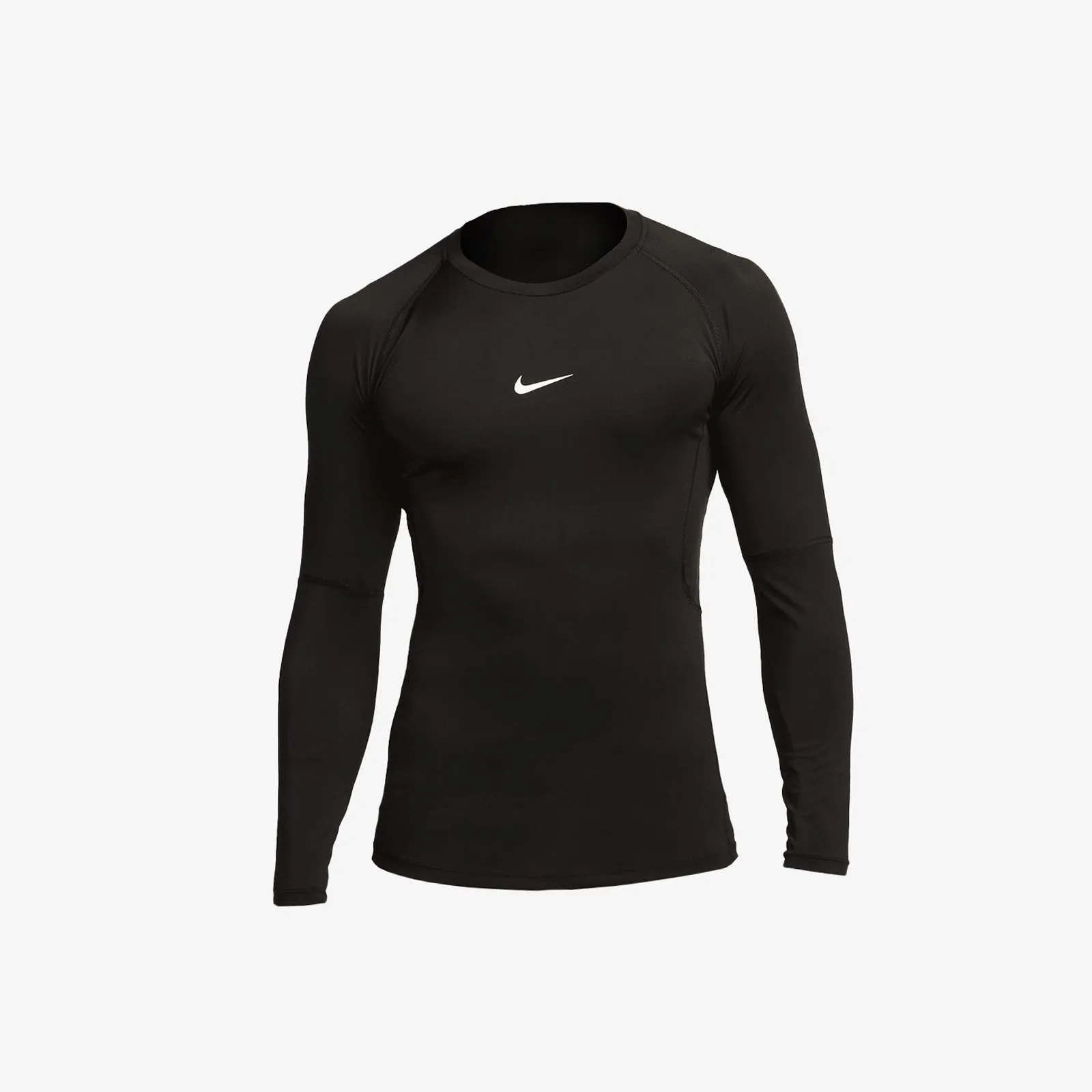 Pro Dri-FIT Long-Sleeve Compression Shirt - Black/White