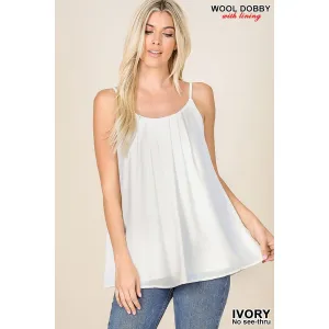Raising The Stakes Camisole in Ivory