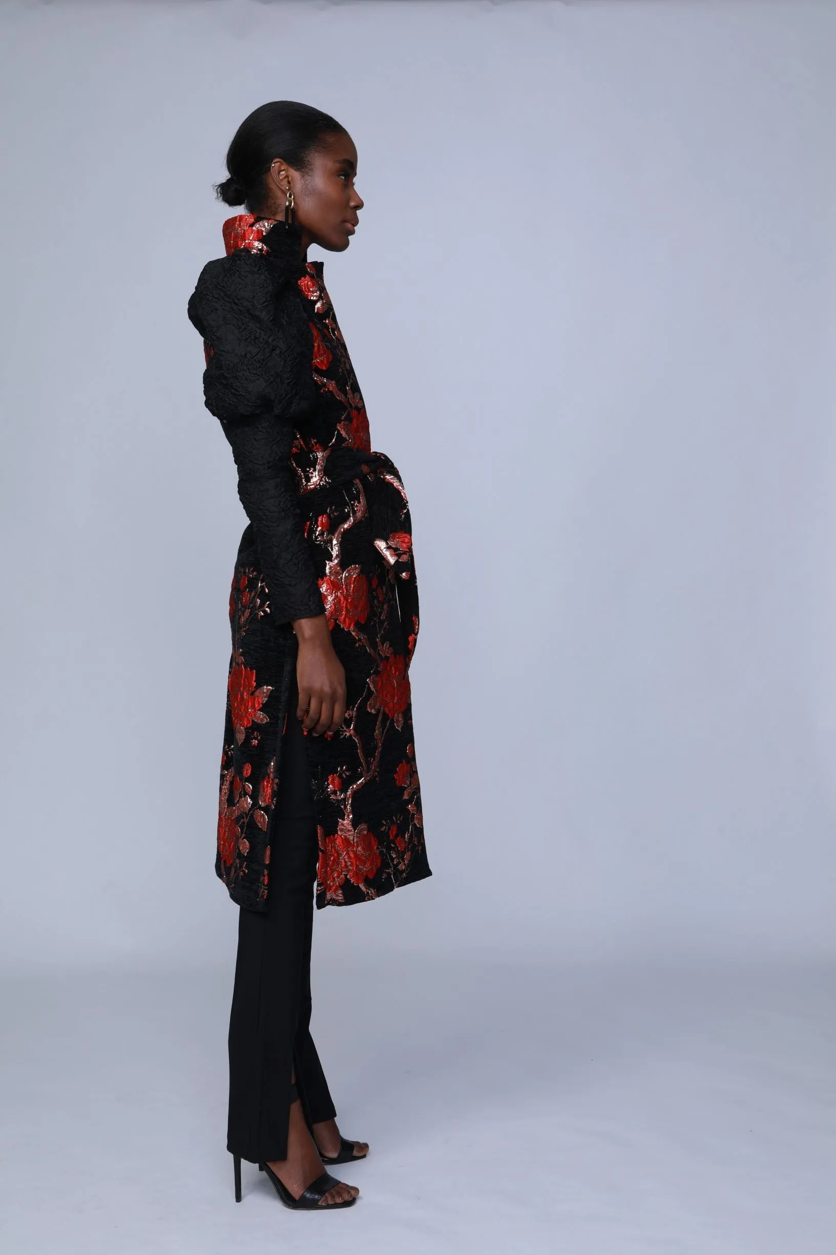 Rakina - Black Velvet Duster