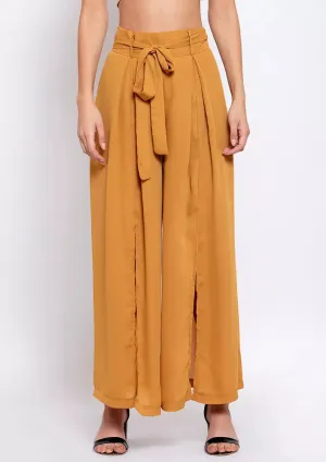 Retro Style Broad Leg Pants