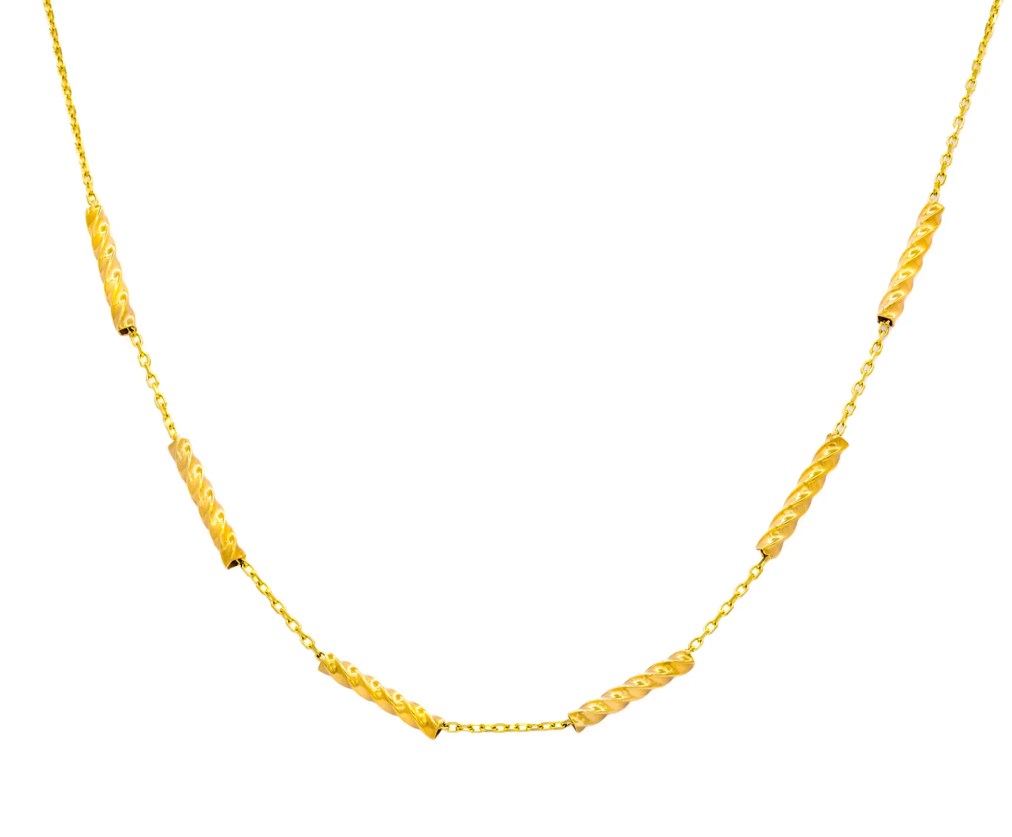 Rope Tube Design Necklace