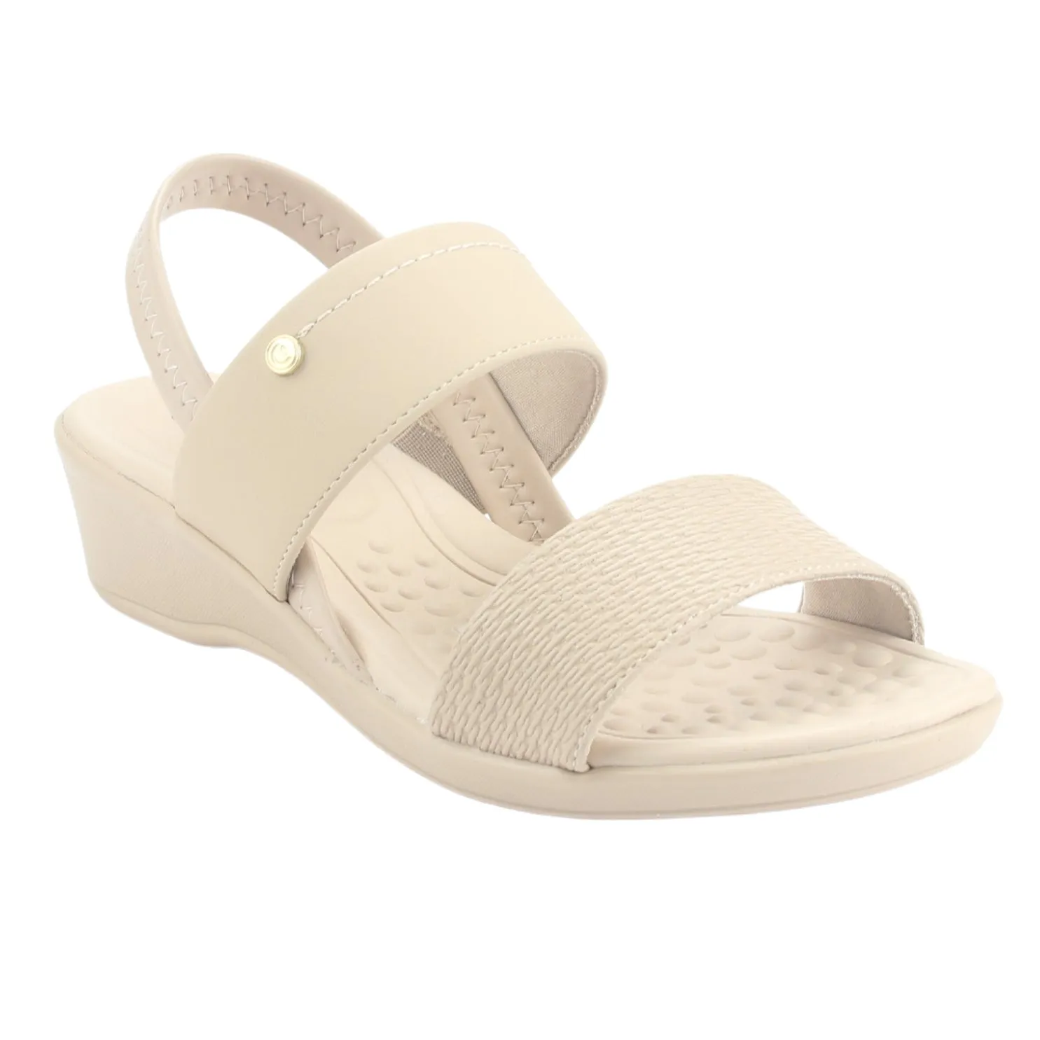 Sandalia Comfortflex Mujer 2472403 Beige Casual