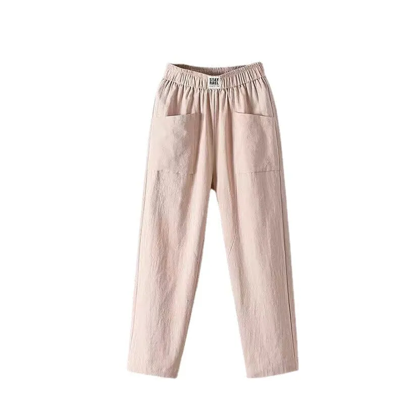 Sara | Linen Blend Pants