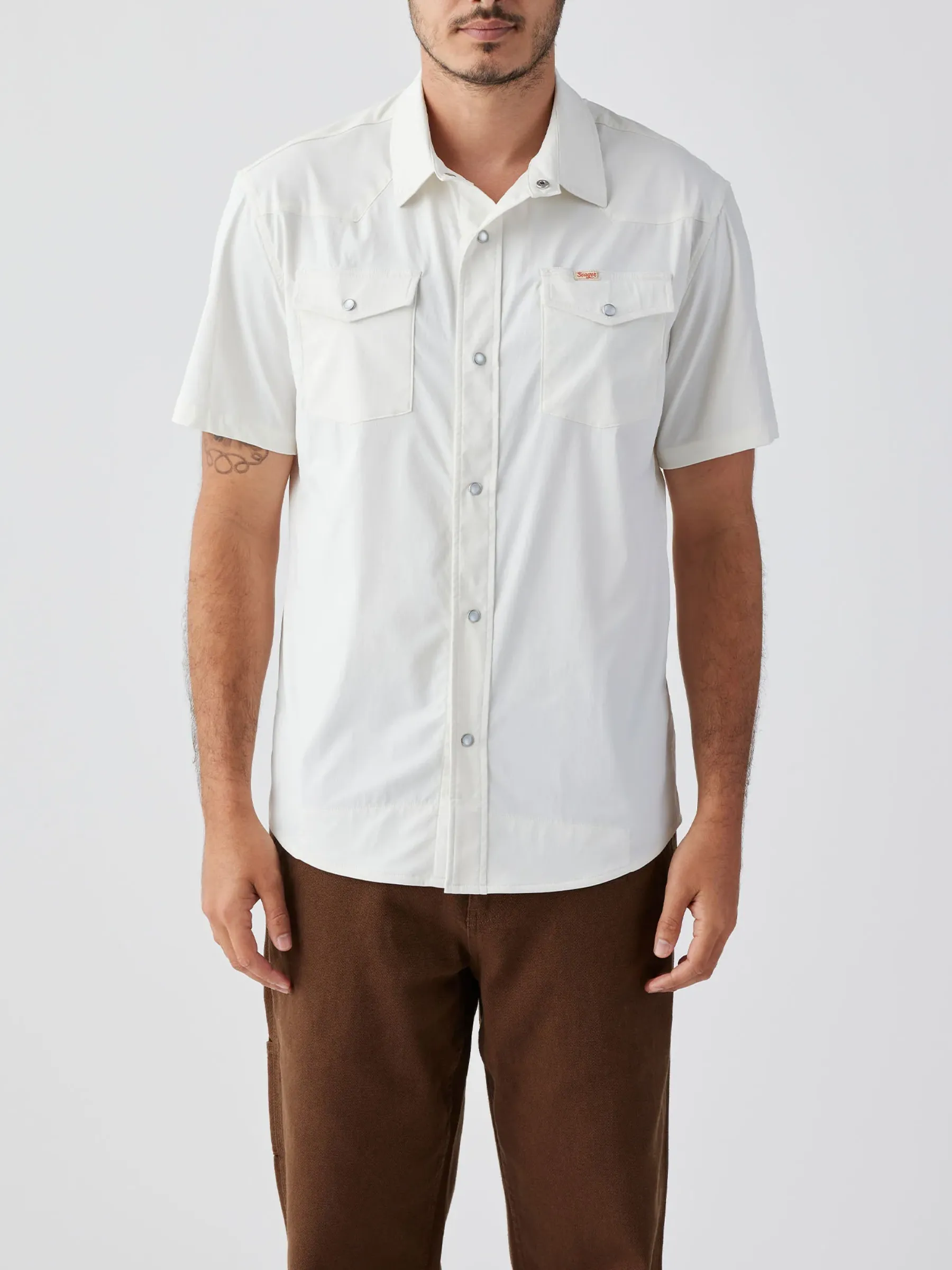 Seager El Ranchero SS Shirt - White