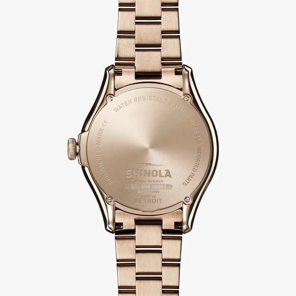 Shinola The Vinton 38mm Champagne Gold-Tone Stainless Steel Watch S0120194485