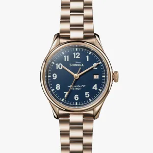 Shinola The Vinton 38mm Champagne Gold-Tone Stainless Steel Watch S0120194485