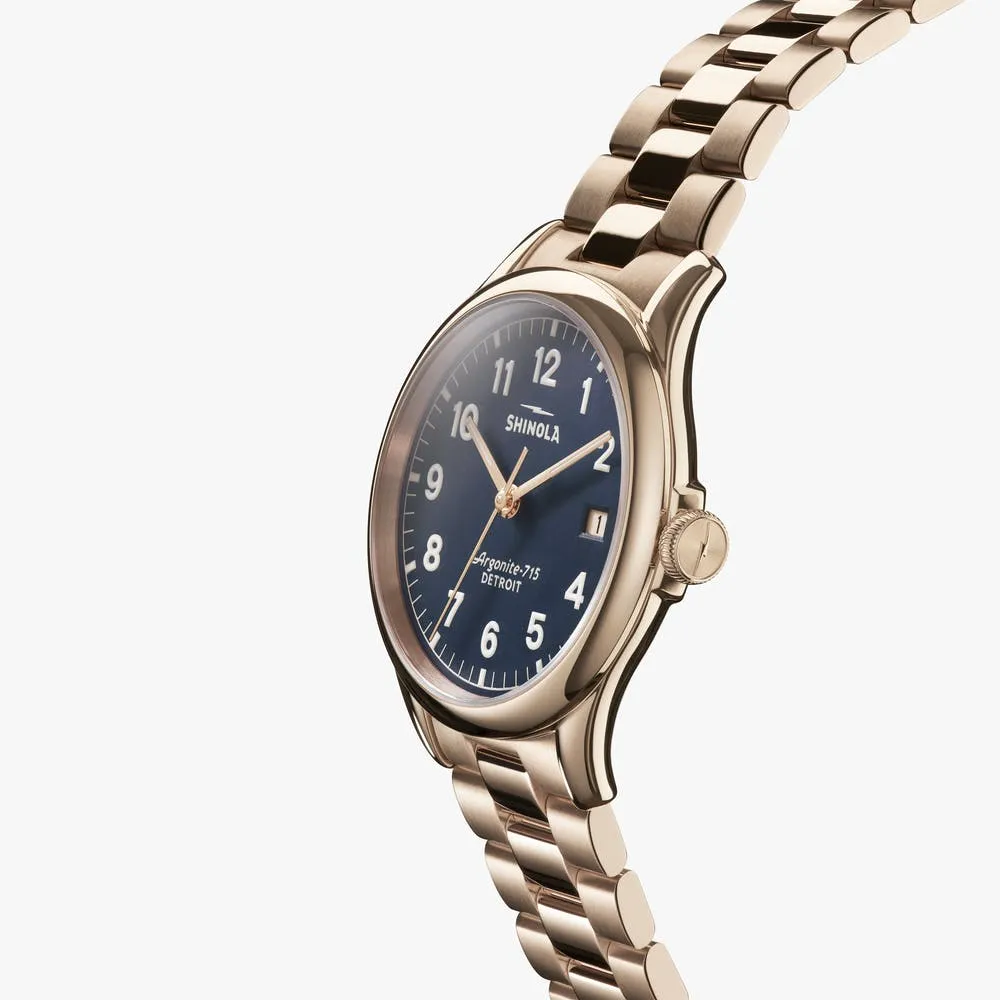Shinola The Vinton 38mm Champagne Gold-Tone Stainless Steel Watch S0120194485