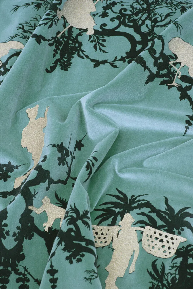 shuiping de pillement velvet fabric