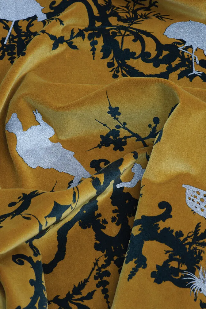shuiping de pillement velvet fabric