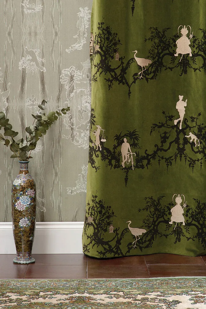 shuiping de pillement velvet fabric