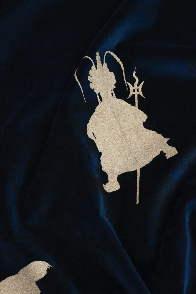 shuiping de pillement velvet fabric