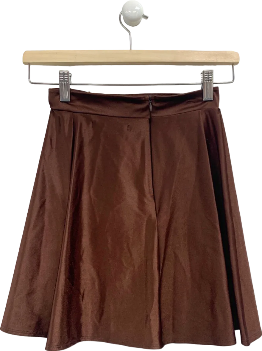 Sincerely Ria Brown Mini Skirt UK S