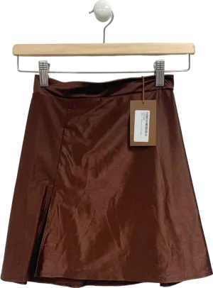 Sincerely Ria Brown Mini Skirt UK S