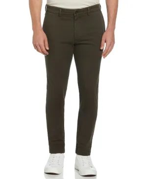 Slim Fit Dyed Solid Twill Chino Pant