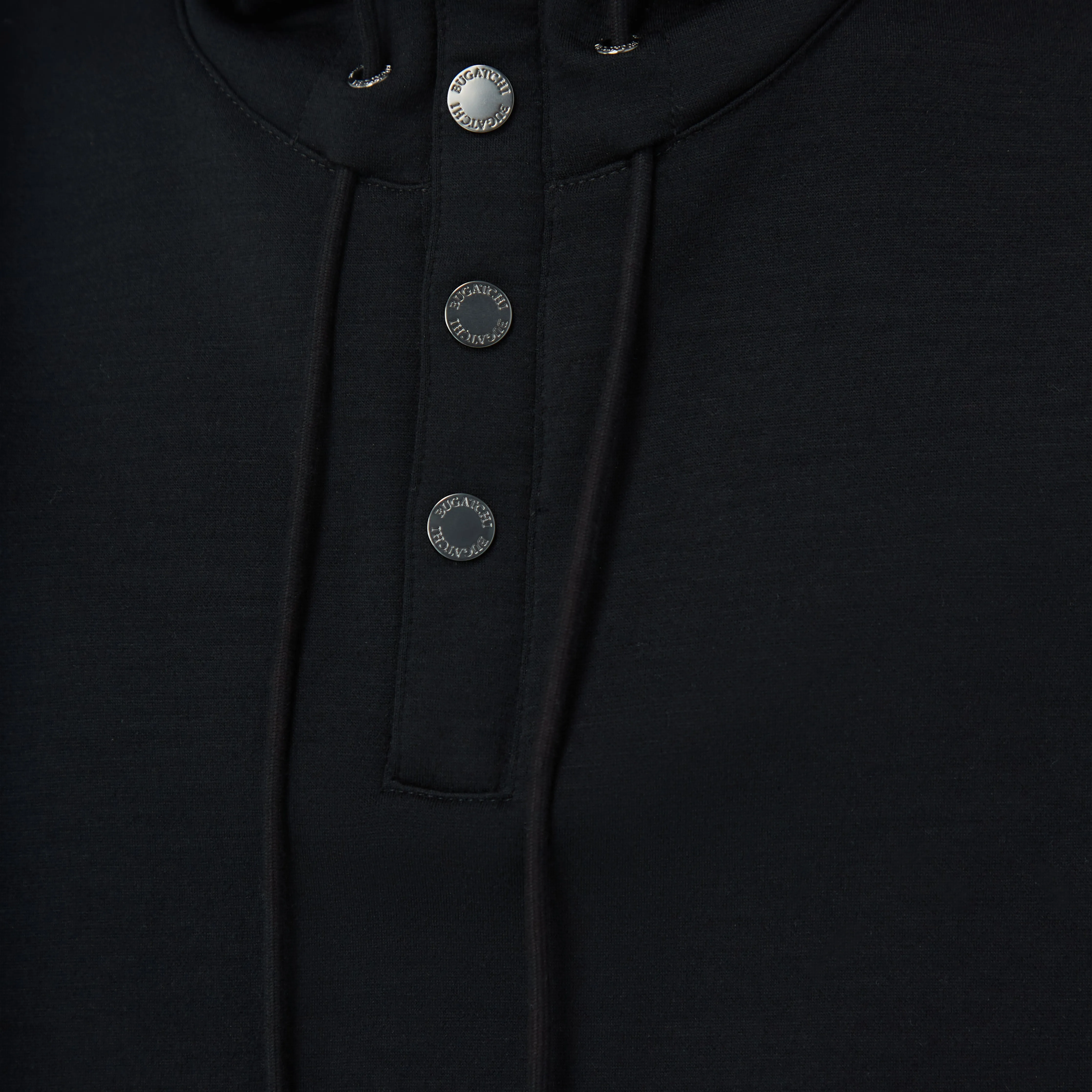 Solid Quarter-Zip Pullover Hoodie