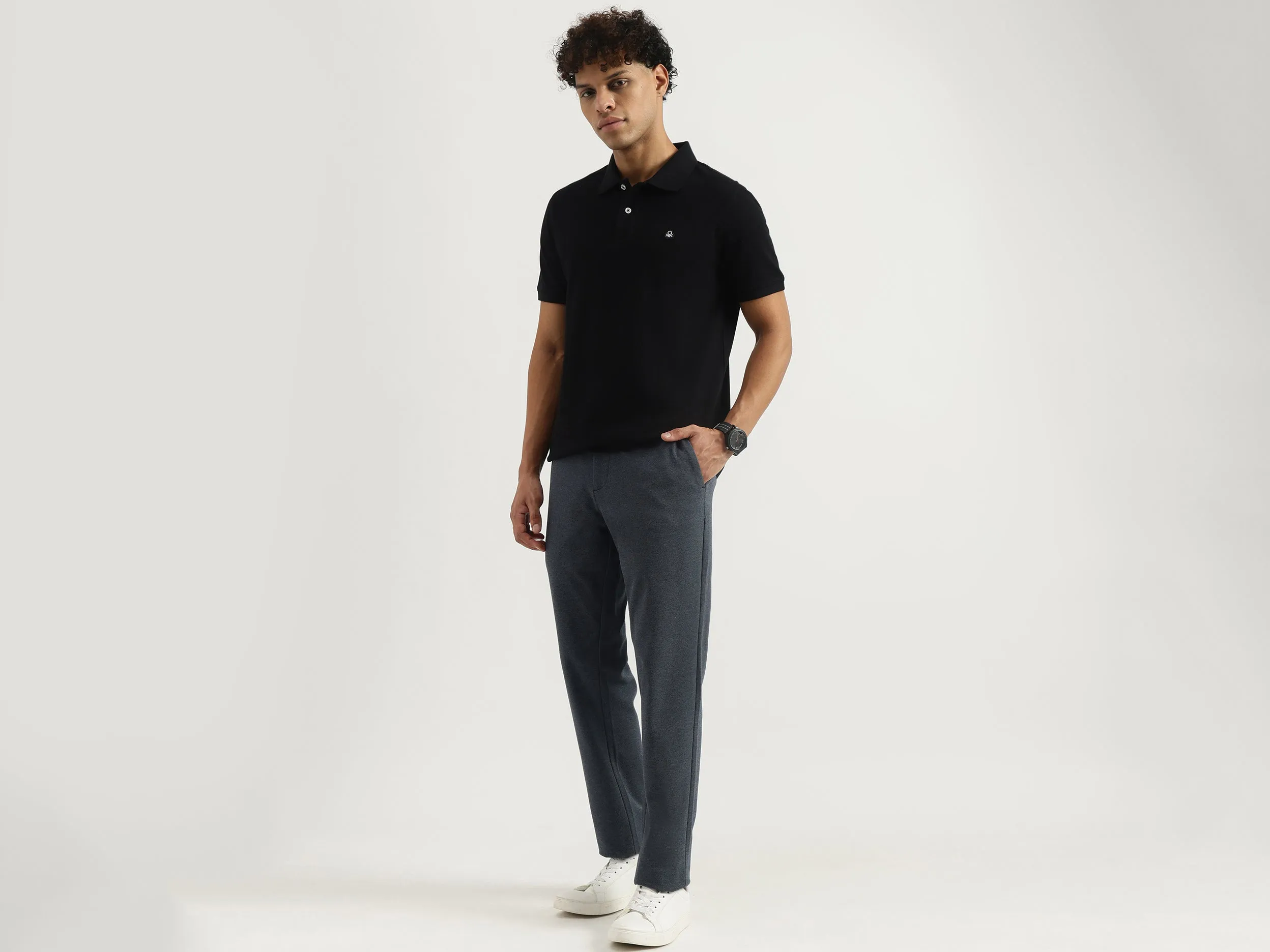 Solid Relaxed Trouser