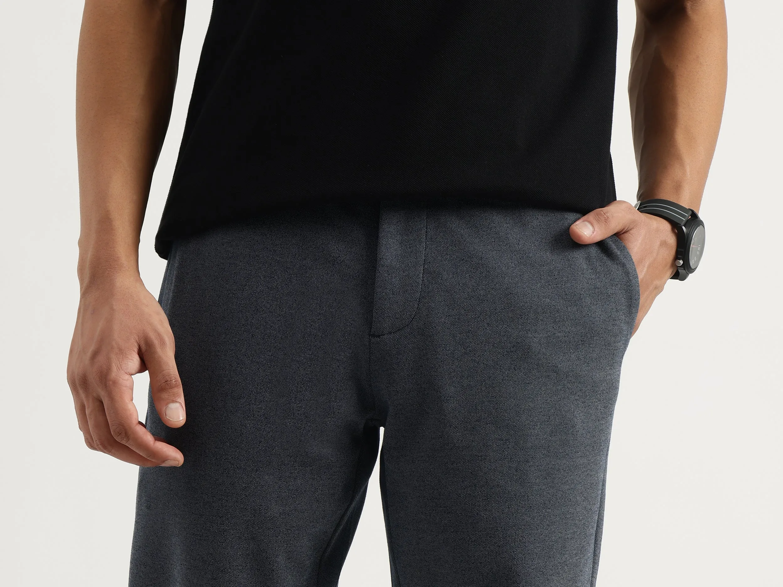 Solid Relaxed Trouser