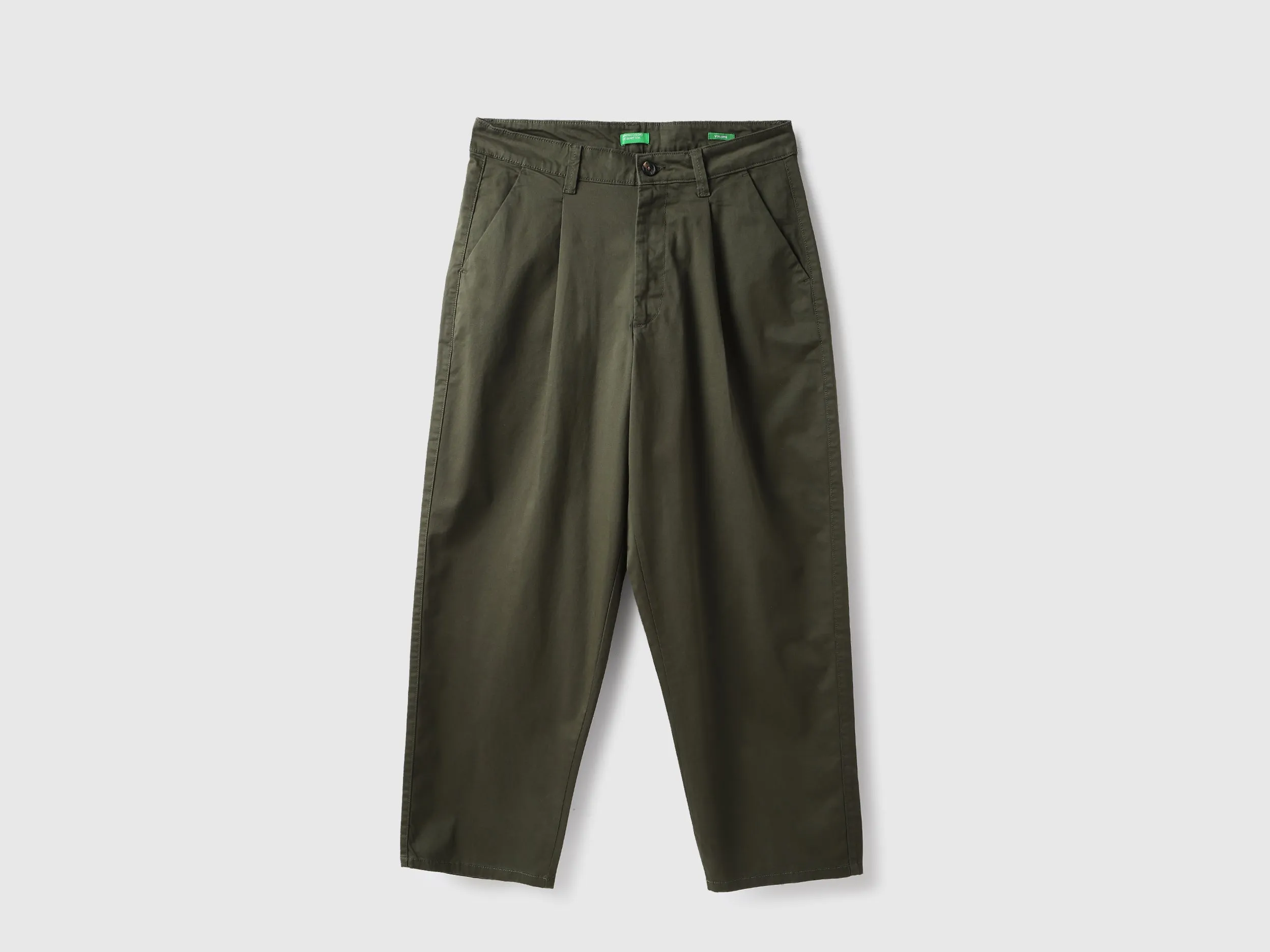 Solid Volume Fit Trousers