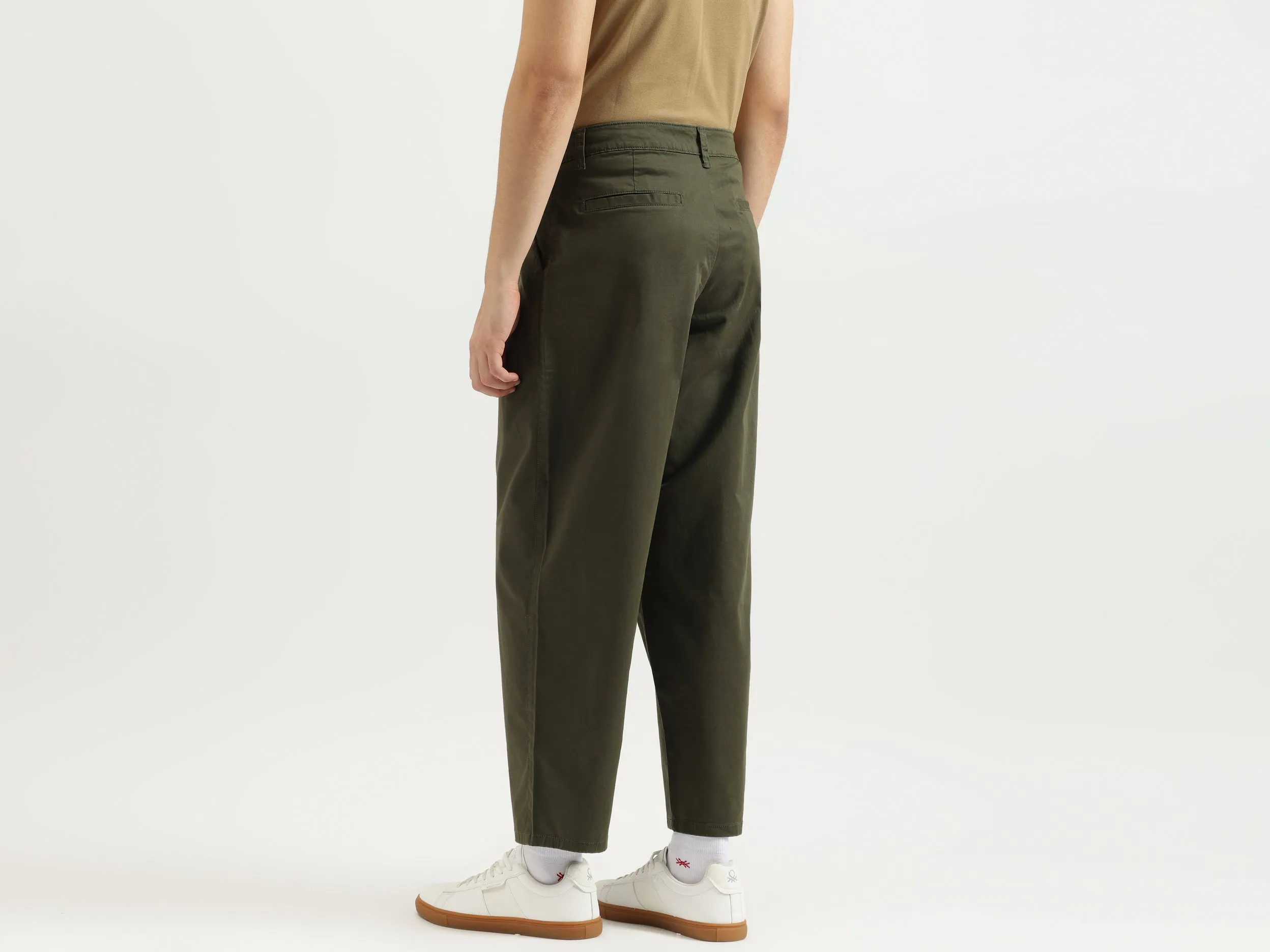 Solid Volume Fit Trousers