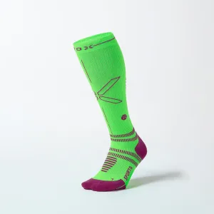 Sports Socks Women 2024 | Green Fluo / Magenta