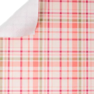 Spring Tartan Printed Felt