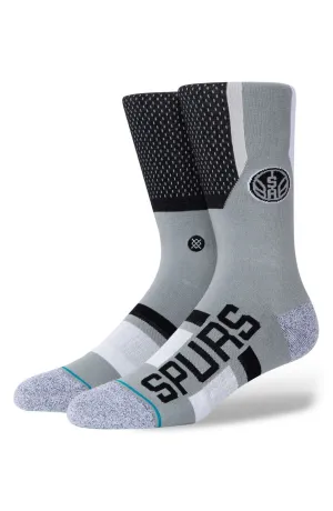 Stance Men's San Antonio Spurs Shortcut 2 Crew Socks
