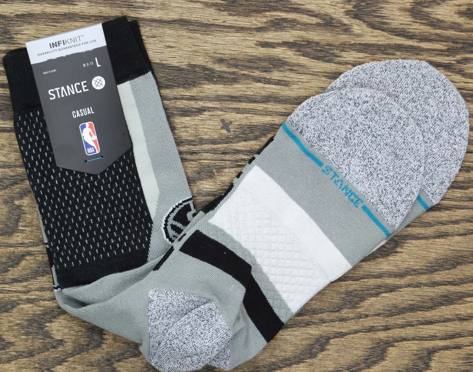 Stance Men's San Antonio Spurs Shortcut 2 Crew Socks