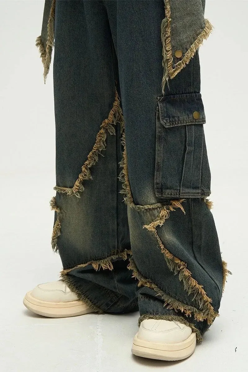 Star Embroidered Pants