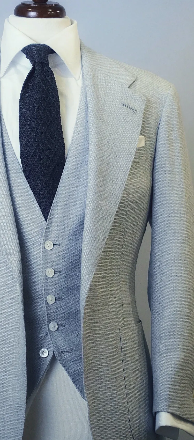 Stone Grey Mesh Suit