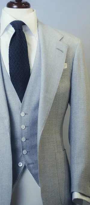 Stone Grey Mesh Suit