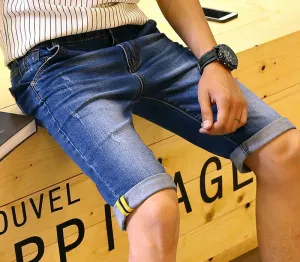 Summer Men plus Short Jeans Men's Fashion Shorts Men Summer Clothes Brand homme Short Pants 001