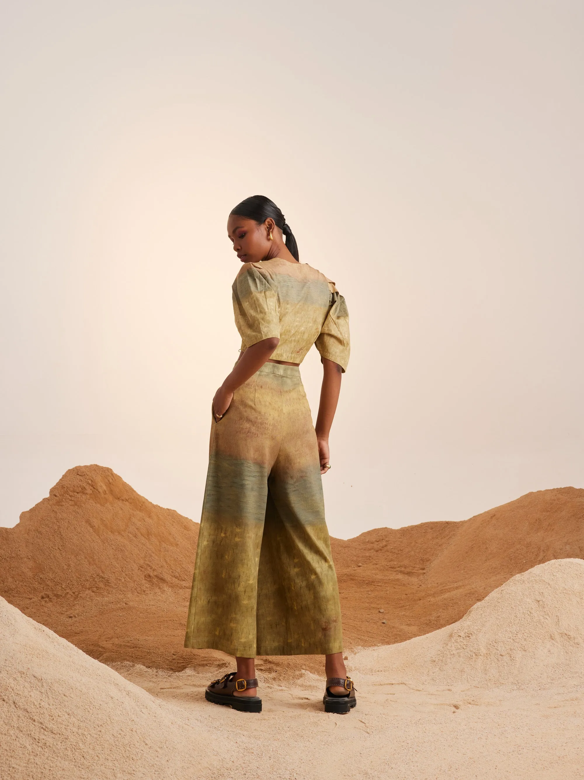 Summer Pants Wide Leg Impression-Cotton Twill-Ss25-Wlp-Imp-Cord