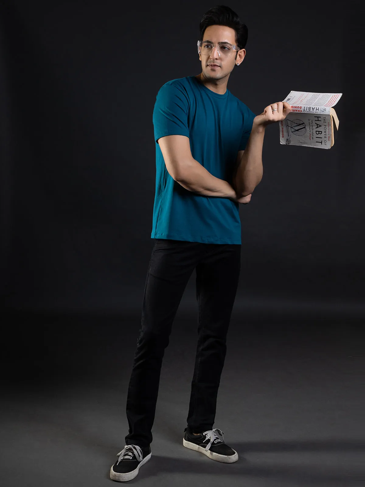 Teal  | ACTION series | Sports t shirt for Men