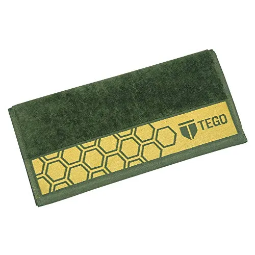 TEGO Cotton Anti-Microbial Sports Towel (Green Yellow, 16 x 30 Inch)