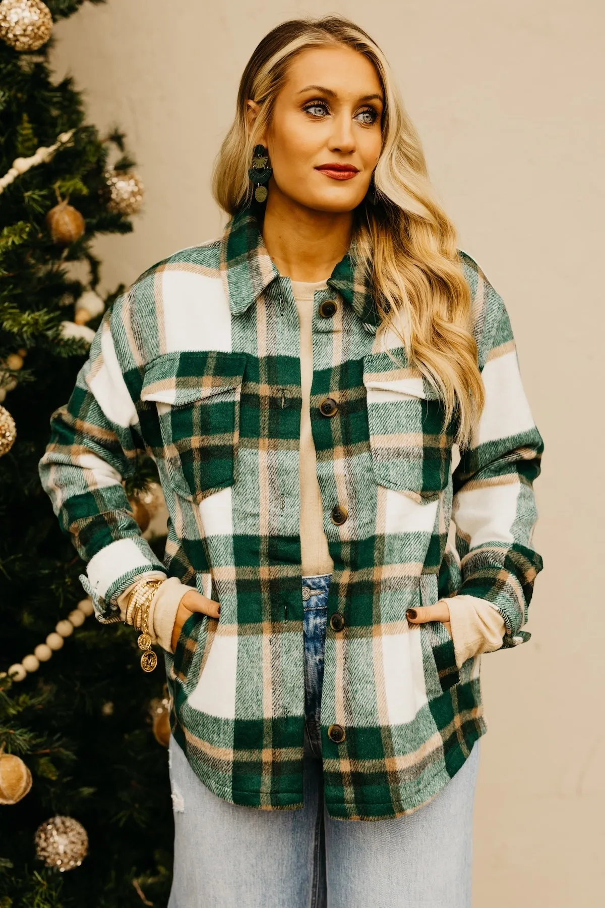 The Aubree Plaid Shacket