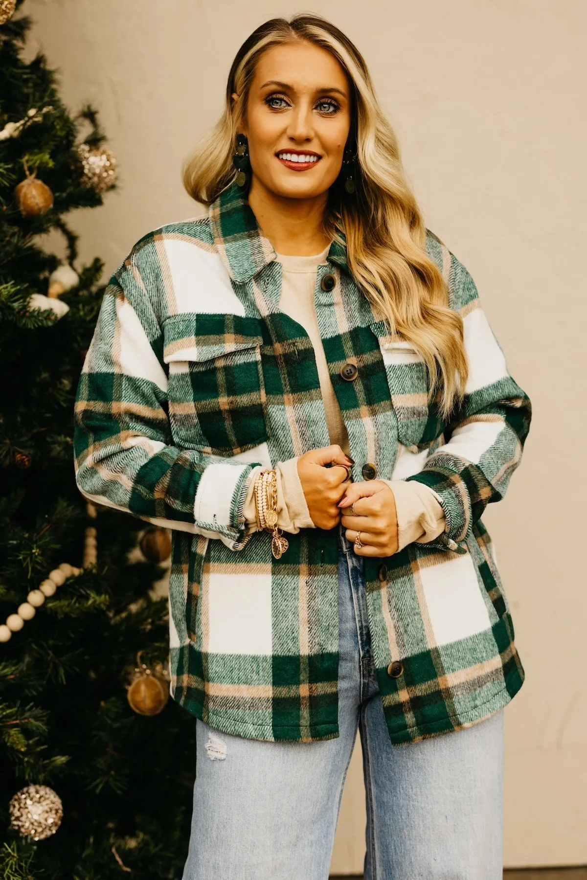 The Aubree Plaid Shacket