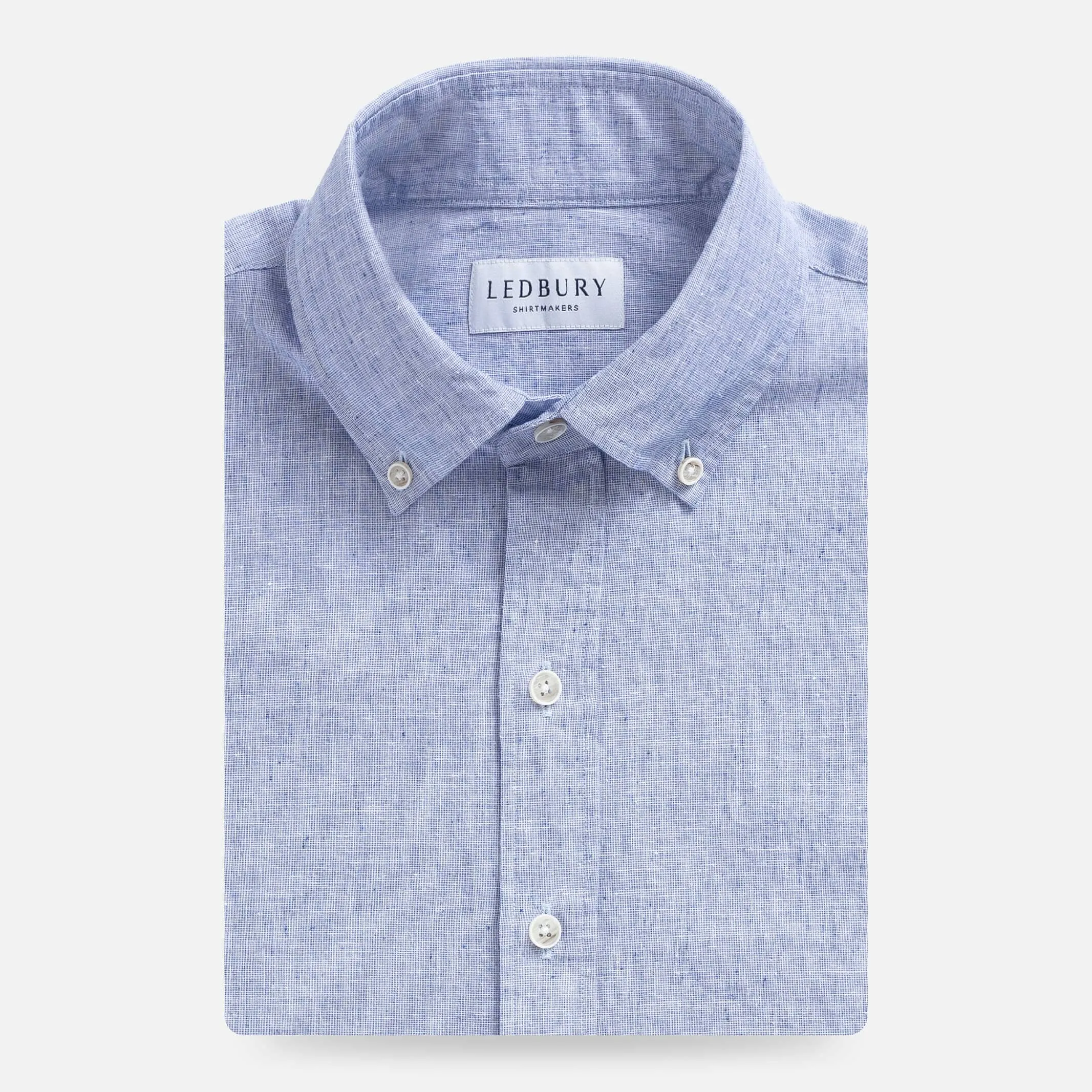The Blue Barretto Cotton Linen Custom Shirt